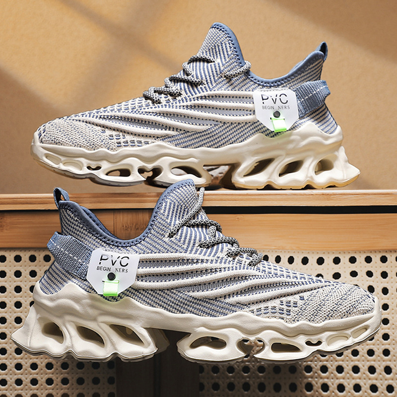 Los zapatos de hombre se pueden usar en todas las estaciones. La nueva tendencia de punta redonda versátil transpirable con cordones.