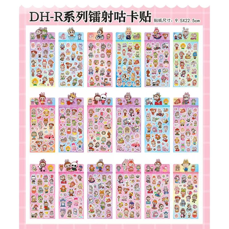 漫画ラブブガカステッカー装飾ステッカー組み合わせガカレーザー diy ハンドブックステッカー漫画ステッカー|undefined