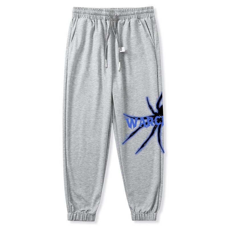 YPRS Men's American Retro Street Fashion Brand Spider Pants Street hiphop Men's and Women's Training Sports Casual Pants