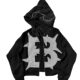 American Style Y2K Personalized High Street Graffiti Letters Autumn New Letters Patch Unisex Hoodie
