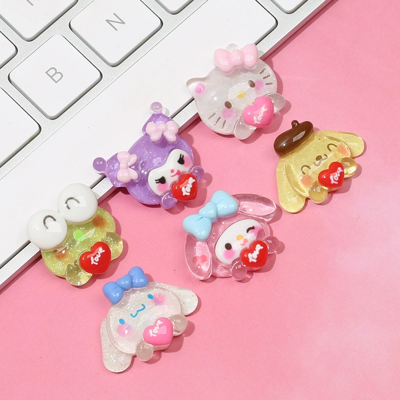 Заколка с бантиком, кремовый чехол для телефона, аксессуары, Cinnamoroll, сделай сам