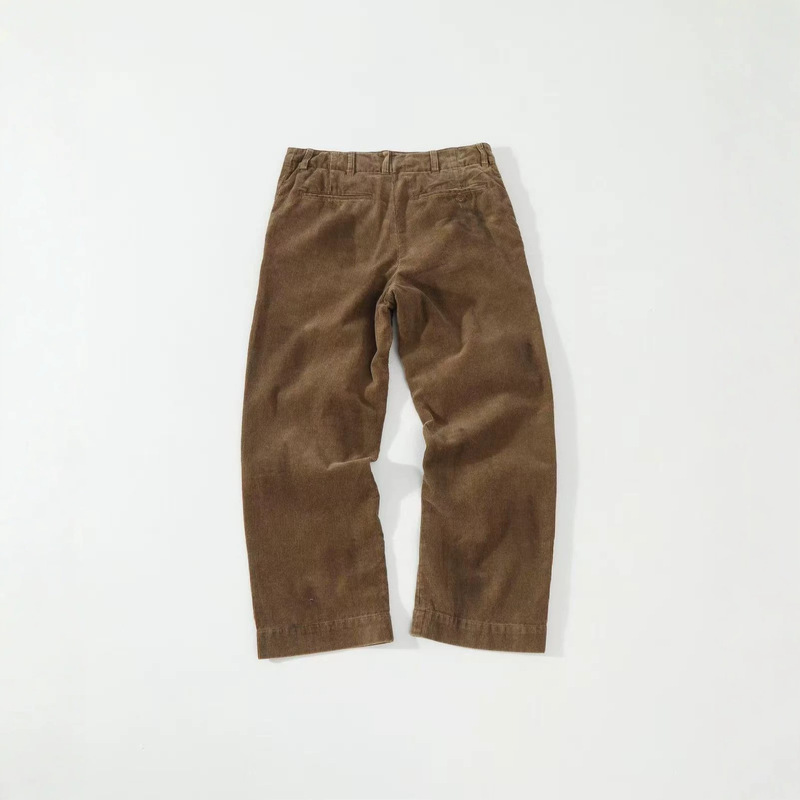 Foreign trade cross-border ready-to-ship RL Ralph Lauren new American retro patchwork cotton casual loose corduroy pants Foreign trade cross-border ready-to-ship RL Ralph Lauren new American retro patchwork cotton casual loose corduroy pants