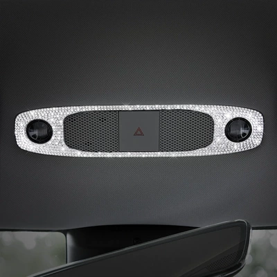 Sürətlər qutusu və əl tormozu başlıqları y interior modification steering wheel - 19-22-model3-21-24-modely-front-reading-light-frame