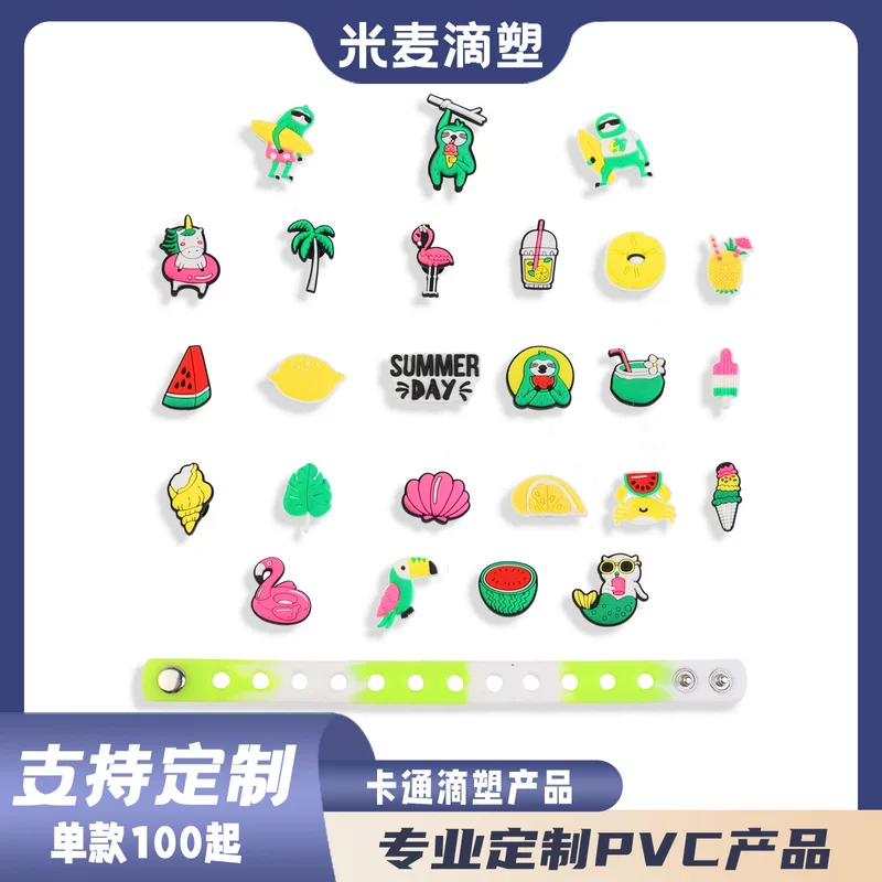 Летняя обувь Firebird Duck оптом Карта Cave Обувь Декор Аксессуары Пляжная серия Моревая обувь Декор