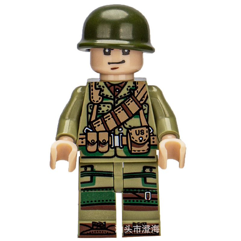 国境を越えた軍事ビルディングブロック第二次世界大戦人形コレクションシリーズ武器土嚢ビルディングブロック子供のおもちゃ組み立てビルディングブロックミニフィギュア|undefined