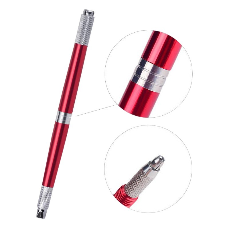 Factory direct three-use tattoo pen 20 eyebrow pencil multifunctional three eyebrow tattoo manual pen
