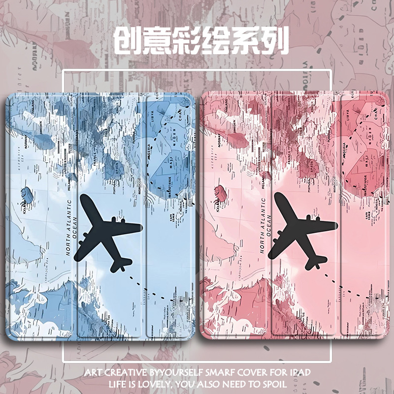 Suitable for Apple ipadpro2022 Protective Case New 2023 Tablet PC ipad10/9 Protective Case 30% Fold