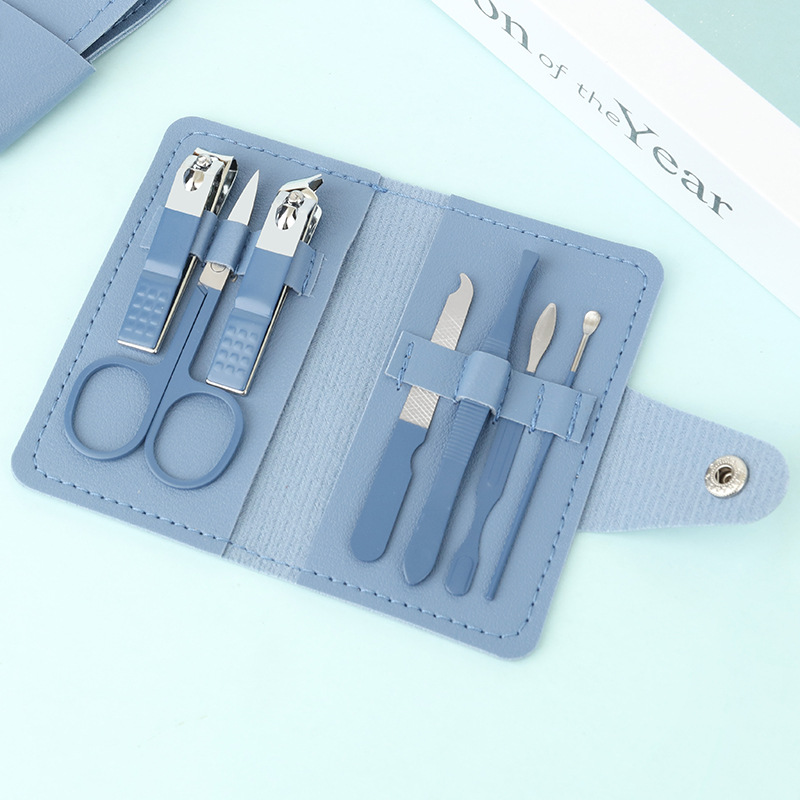 Home Nail Tools suit Folding Pack 7 Piece Set Nail Clipper suit Promotional Gift Nail Clipper Nail Clipper