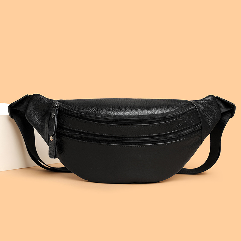 New men's chest bag, large-capacity waist bag, high-end feel, suitable for business trips and commuting, crossbody bag, casual sports bag, shoulder bag
