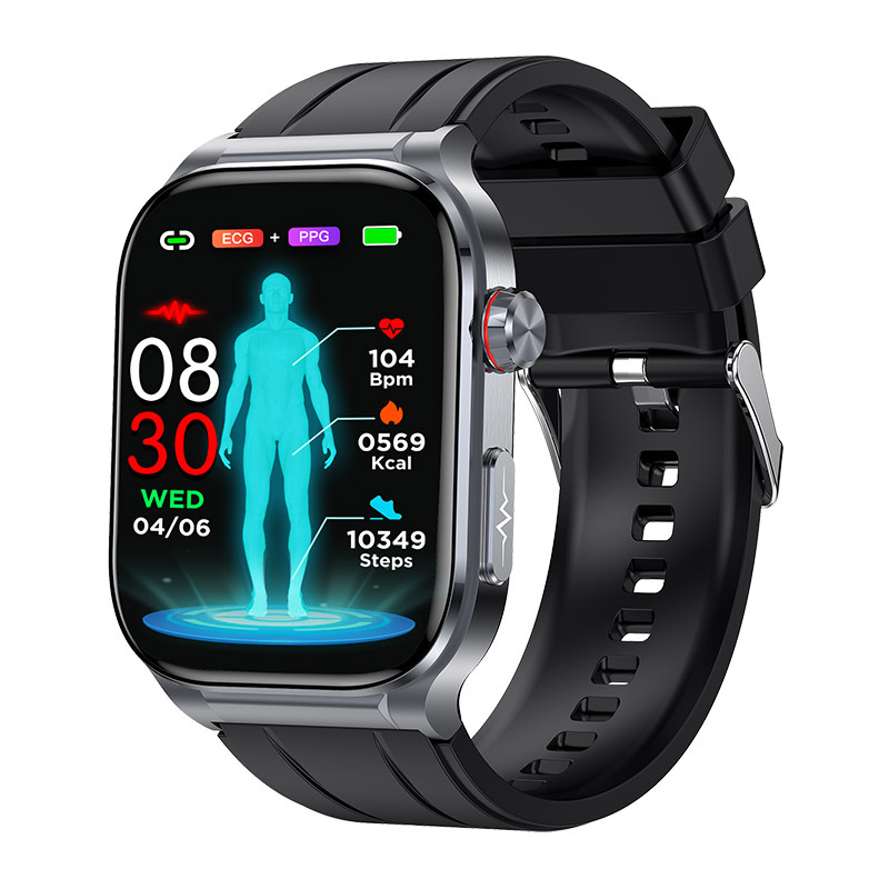 Et588(Hband) Blood Oxygen Ecg Ecg Sos Micro-Health Check Nfc Bluetooth Calling Ai Voice Smart Watch