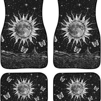 Avtomobil döşəmə paspasları – a generation of hair - car-floor-mats-45-3545-4868cm-two-pairs-of-a-total-of-four-pieces