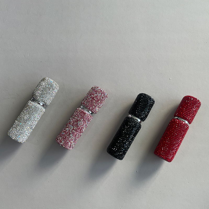 镶钻香水分装瓶真空按压小样瓶10ml化妆旅行迷你小喷雾瓶子 批发