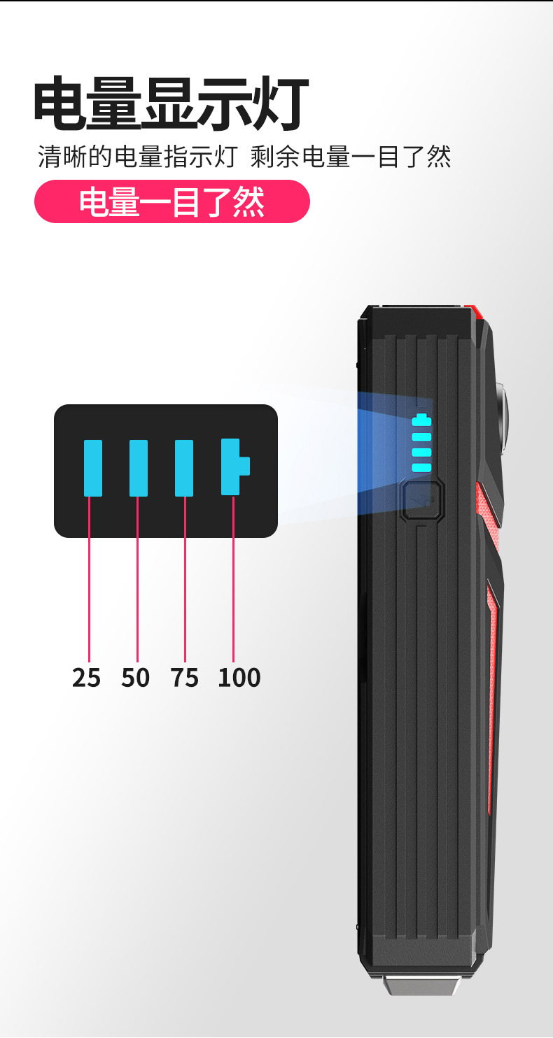 SABO尚比奥A5汽车应急启动电源启动宝12V电瓶搭电 jump starter