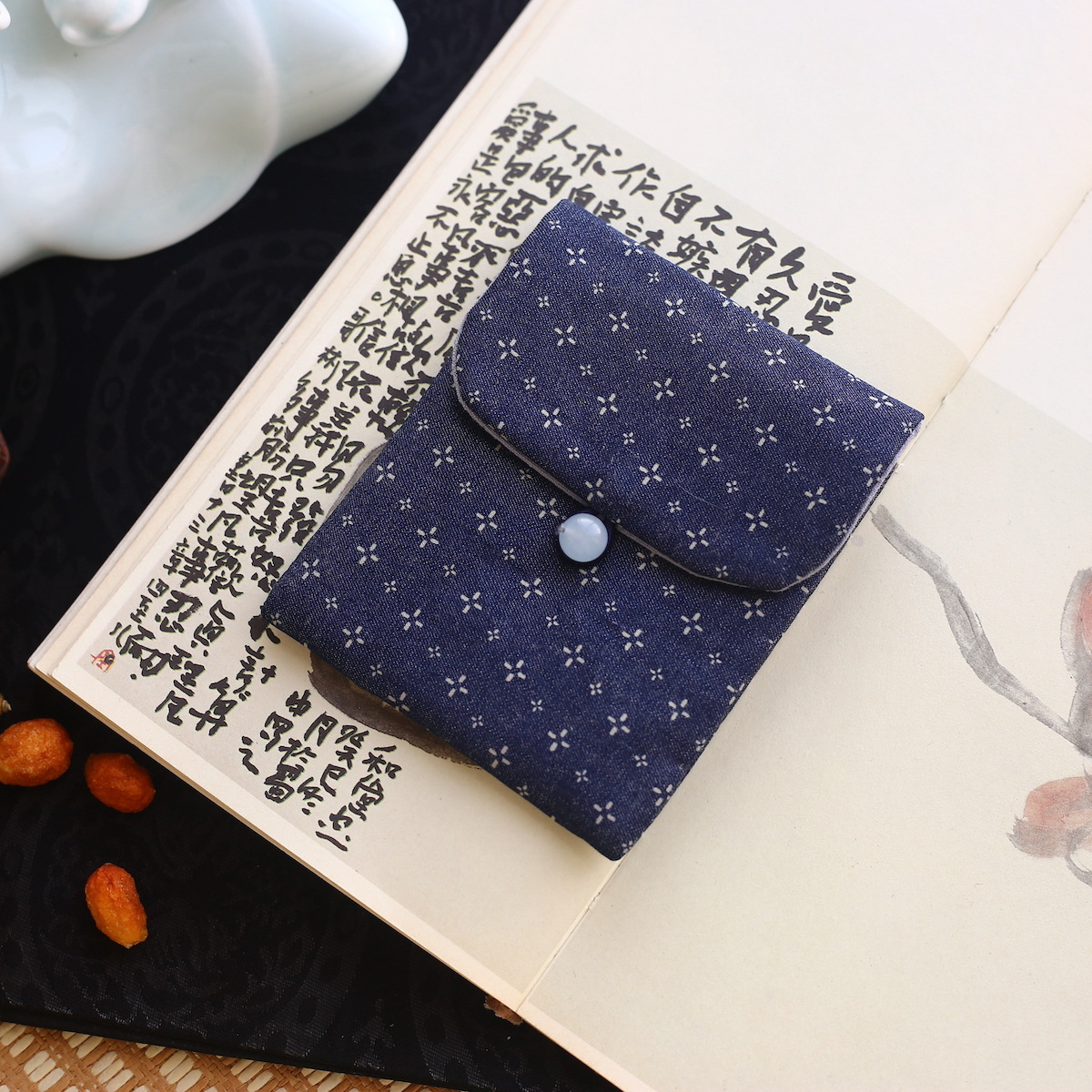 29色小銭入れ錦織和風文游袋アクセサリー収納袋ギフトバッグ