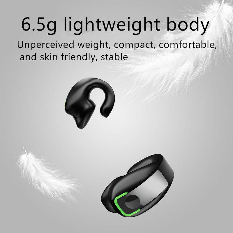 Gd28 Clip-On Bluetooth Earphones with Non-In-Ear Design, Popular Single-Ear Headphones for Sports on Russian Cross-Border Platforms