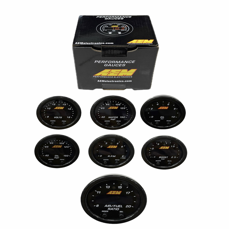 Car Modification Turbo Gauge 52mm Second Generation Aem Air-Fuel Ratio Gauge with Oxygen Sensor Set Lsu4.9