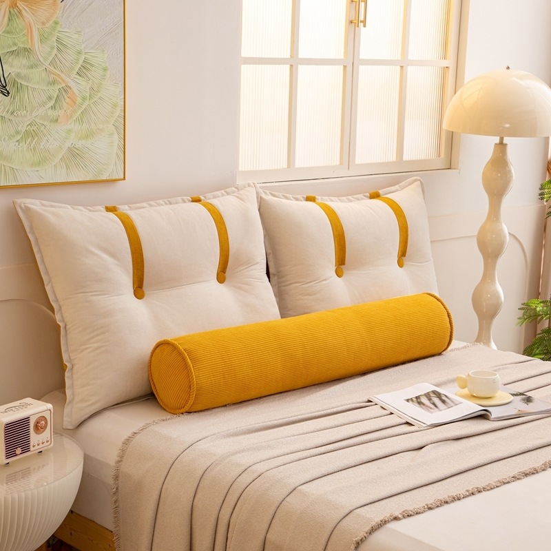 Cylindrical Long Pillow, Unisex, Removable and Washable, Pregnant Women Sleeping on Their Side, Leg-Clamping Bedside Cushion, Back Cushion, Pillow