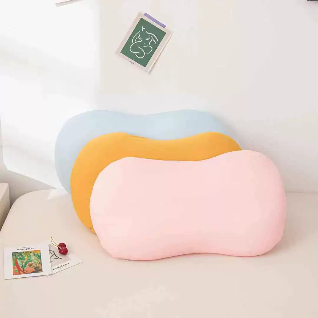 Source factory Beautiful makeup egg cat belly pillow memory cotton cotton cotton neck pillow cat belly pillow pillow core live broadcast wholesale agent