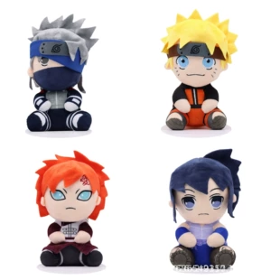 Мягкие игрушки Naruto: Наруто Какаши Саске Гаара сидячие