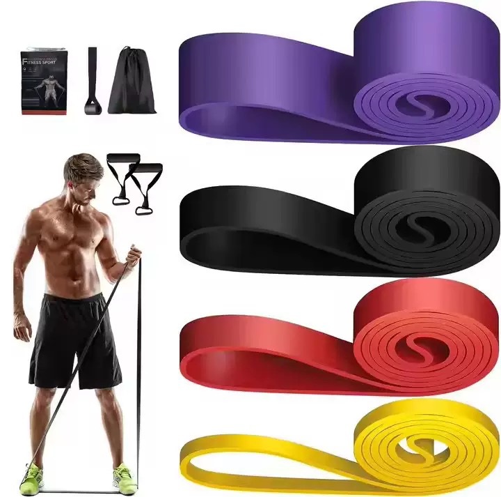 Cinturón de resistencia de acondicionamiento físico TPE, cinturón elástico de entrenamiento de pecho, dispositivo de pull-up, cinturón de entrenamiento en cuclillas de yoga