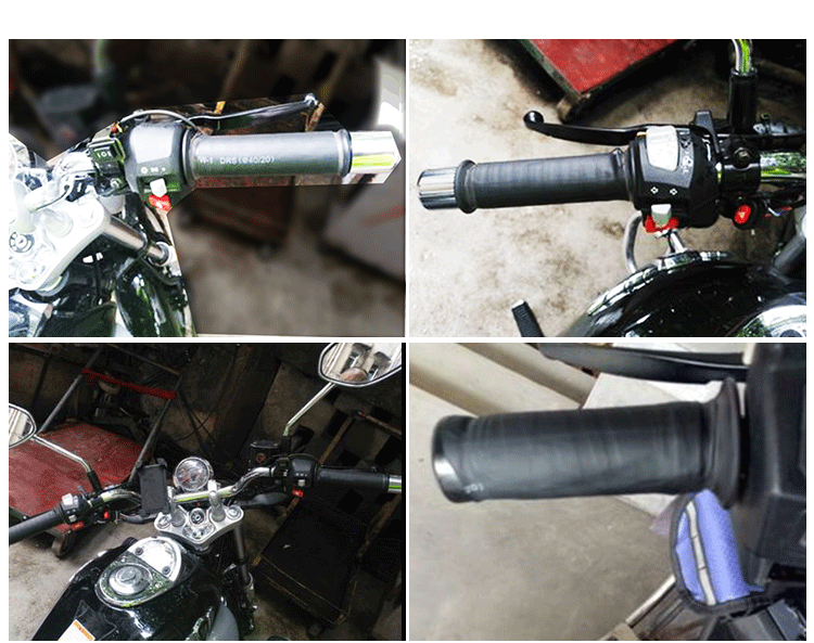 Motorcycle electric heating handle 12v handle electric heating adjustable temperature electric heating sheet electric vehicle heating handle winter