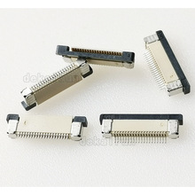 FFC/FPC扁平电缆插座抽拉式 下接 FPC连接器 0.5MM间距20P连接器