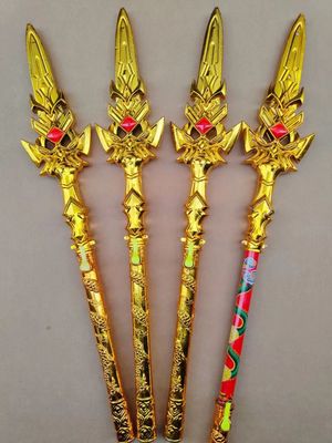 Manufactor Spring red-tasselled spear Toys Scenic spot Fair Travel? Attractions Telescoping Diamonds Fire pointed gun Nezha rocket