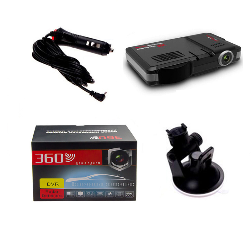 Cross-border Russian electronic dog mobile speed measuring dashcam 2-in-1 radar integrated device direct from manufacturer