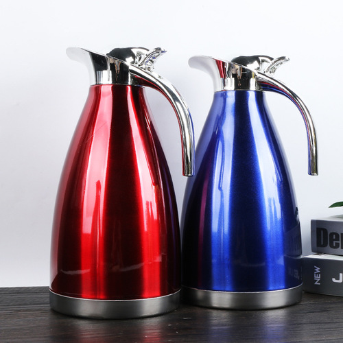 Stainless steel thermos European coffee pot 3042L double-layer vacuum household kettle gift one piece wholesale