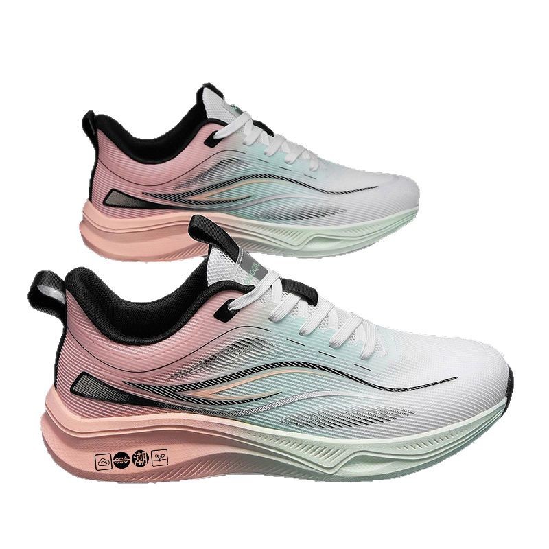 Zapatos para hombre, nuevo estilo, ligeros, transpirables, deportivos, informales, con suela blanda, cómodos, para estudiantes deportistas y entrenamiento.