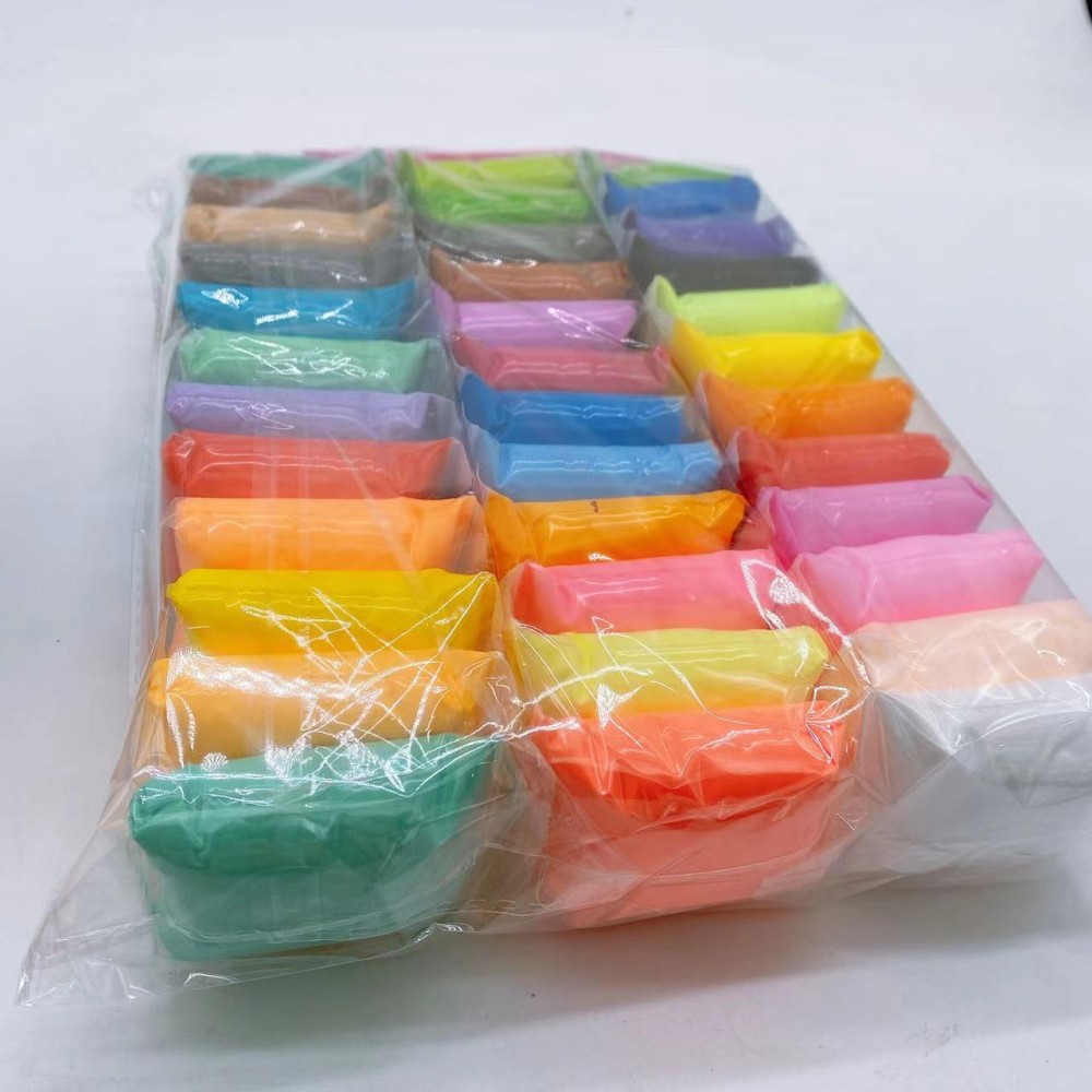 36-color de la arcilla ultra-luz plastilina arcilla de color arcilla espacio kindergarten niños hechos a mano DIY arcilla de color