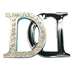 Hardware Decorative Buckle Alloy Drop Glue and Diamond Double D Windbreaker Jacket Pants Belt Buckle Clothing Buckle Belt Buckle