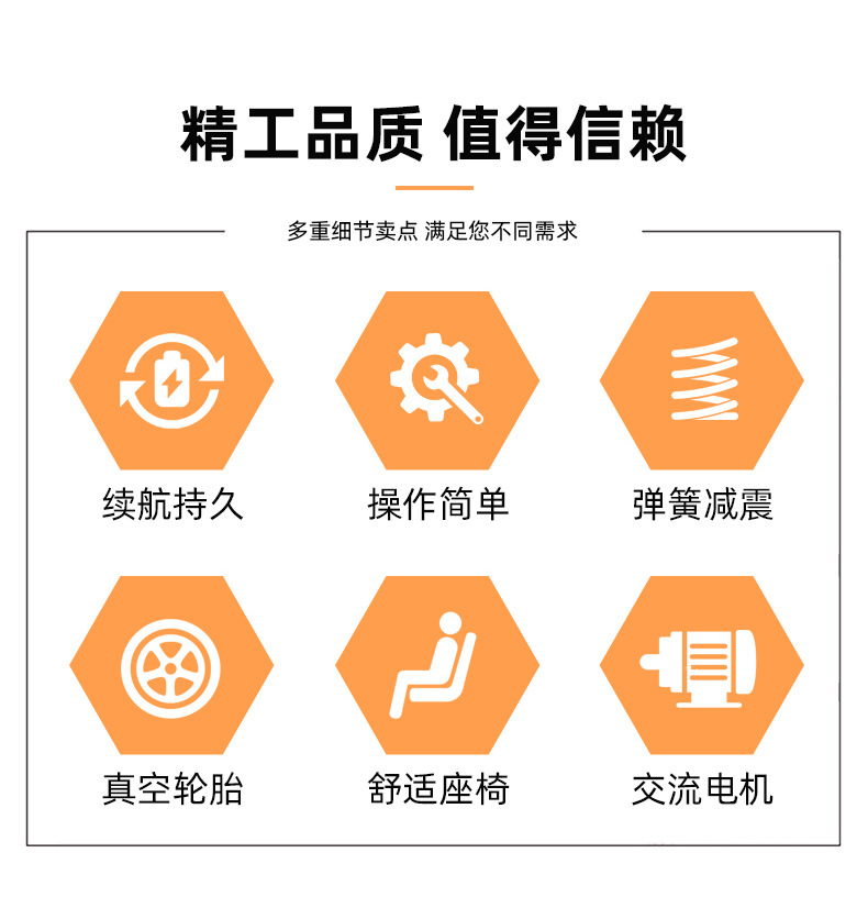 Electric sightseeing vehicle for tourist attractions, hotel shuttle and reception vehicle, campus patrol and transfer vehicle, electric sightseeing vehicle