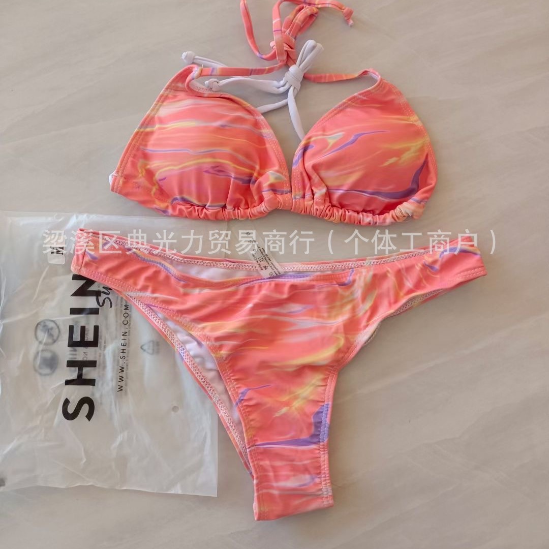 SHEIN2024 trajes de baño de dos piezas con un nuevo bikini sexy en stock