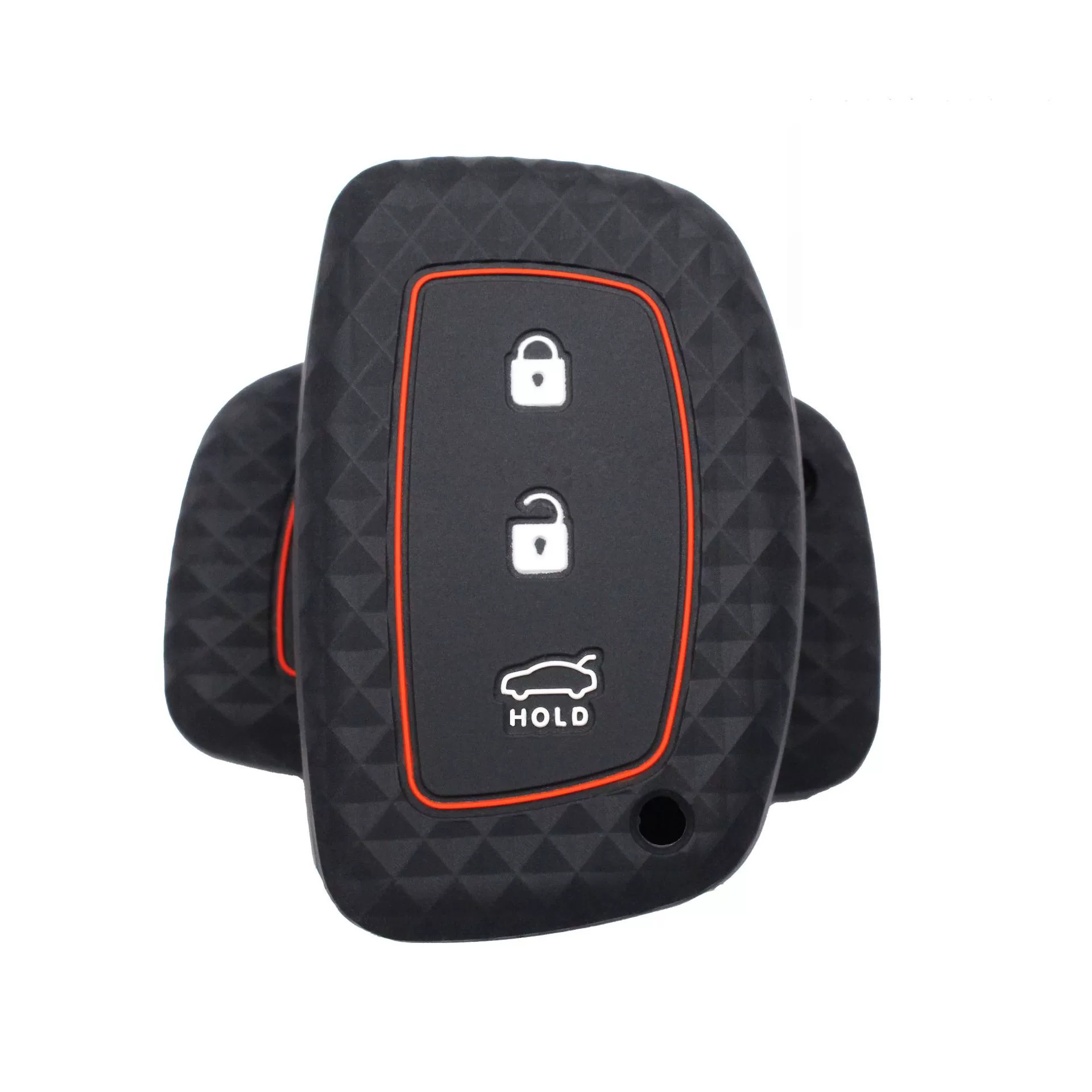 Подходит для Hyundai трехключевого автомобиля силиконовый брелок заводской оптом