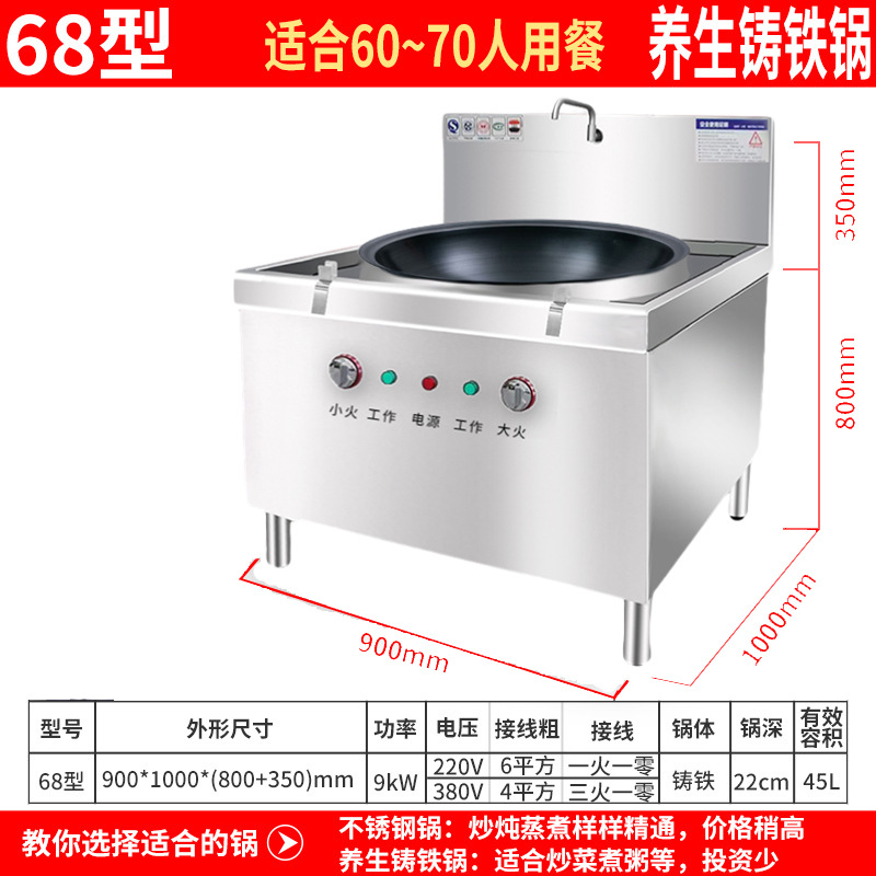 68 평방 주철 냄비 9kw380v