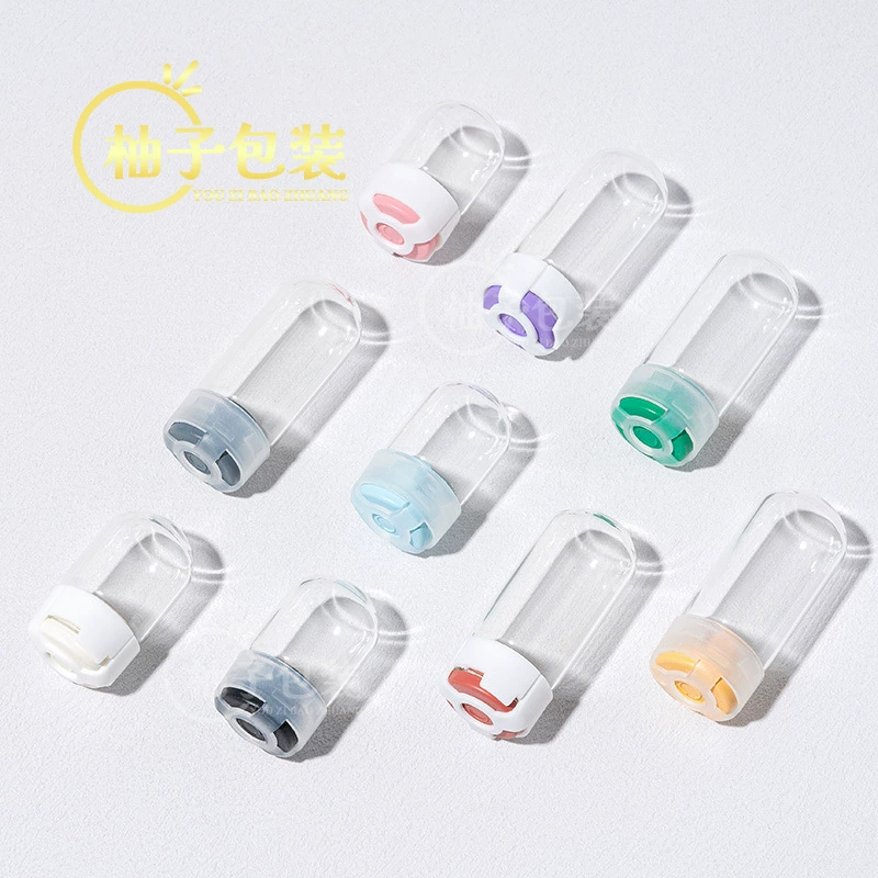 Флакон с круглым дном 5 мл 10 мл для медицинской косметики, флакон для крема для глаз, круглый флакон с лампочкой, прозрачная ампула, байонетный флакон