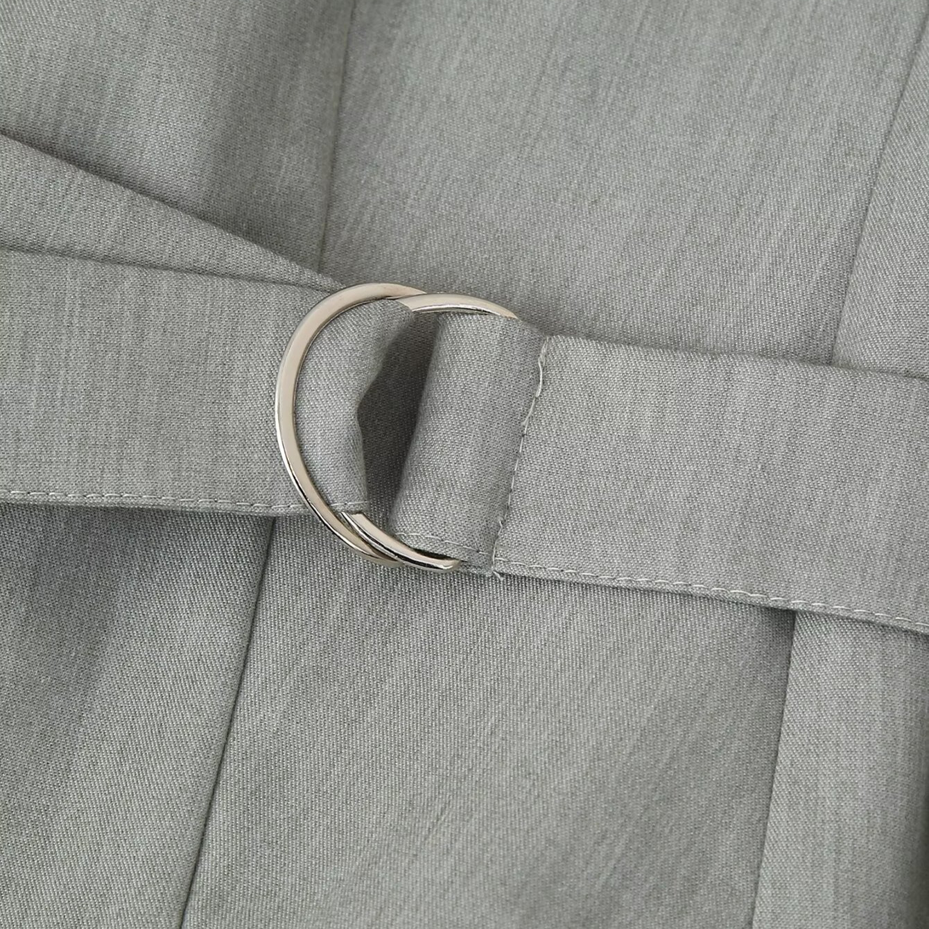 Îmbrăcăminte pentru femei 2024 toamna și iarna nouă jachetă cu curea decorativă costum mediu lung_voghion.com