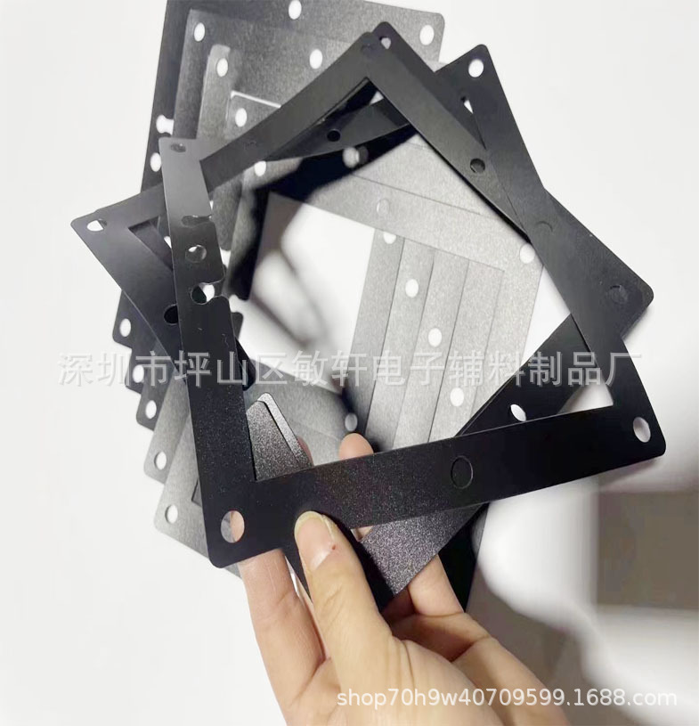 厂家供应黑色透明PP/PET/PVC阻燃耐高温绝缘片电池绝缘片PC麦拉片