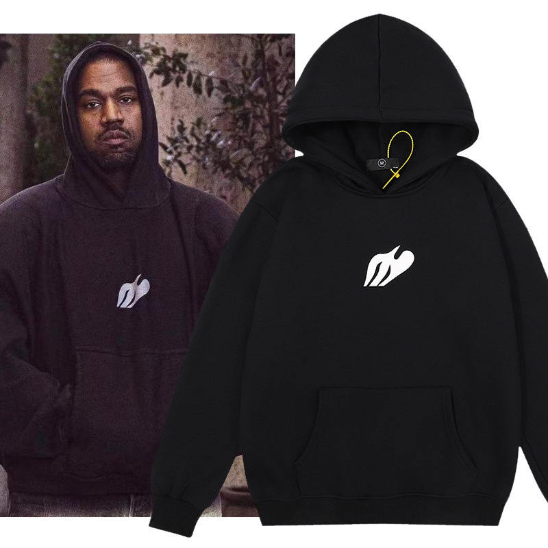 American High Street Kanye Kanye Basketball League Peripheral Fleece Hoodie Sweater Fashion Brand Men's and Women's Couple Jacket American High Street Kanye Kanye Basketball League Peripheral Fleece Hoodie Sweater Fashion Brand Men's and Women's Couple Jacket