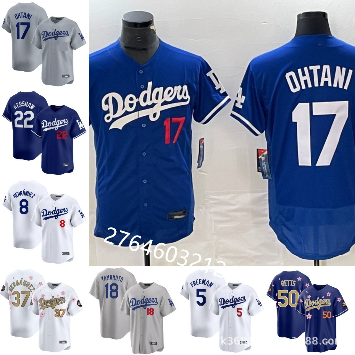 Лос-Анджелес Доджерс Лос-Анджелес Доджерс 17 #   Бейсбольная форма Ohtani Sakura Edition