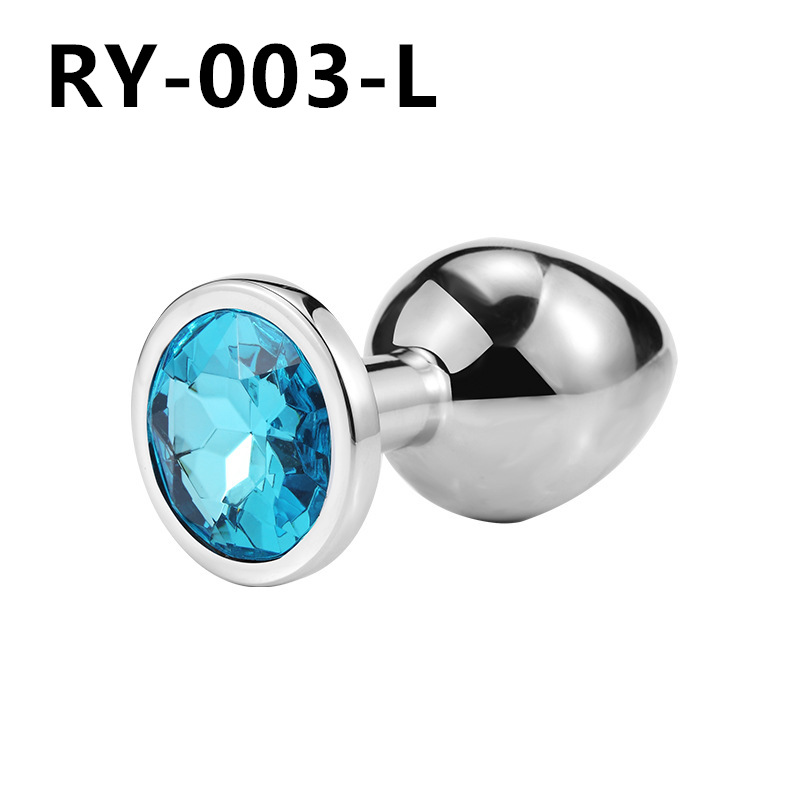 Volver corte metal anal plug adulto hombres y mujeres SM compartir masturbación clímax sexy anal plug adulto suministros pequeño mediano grande