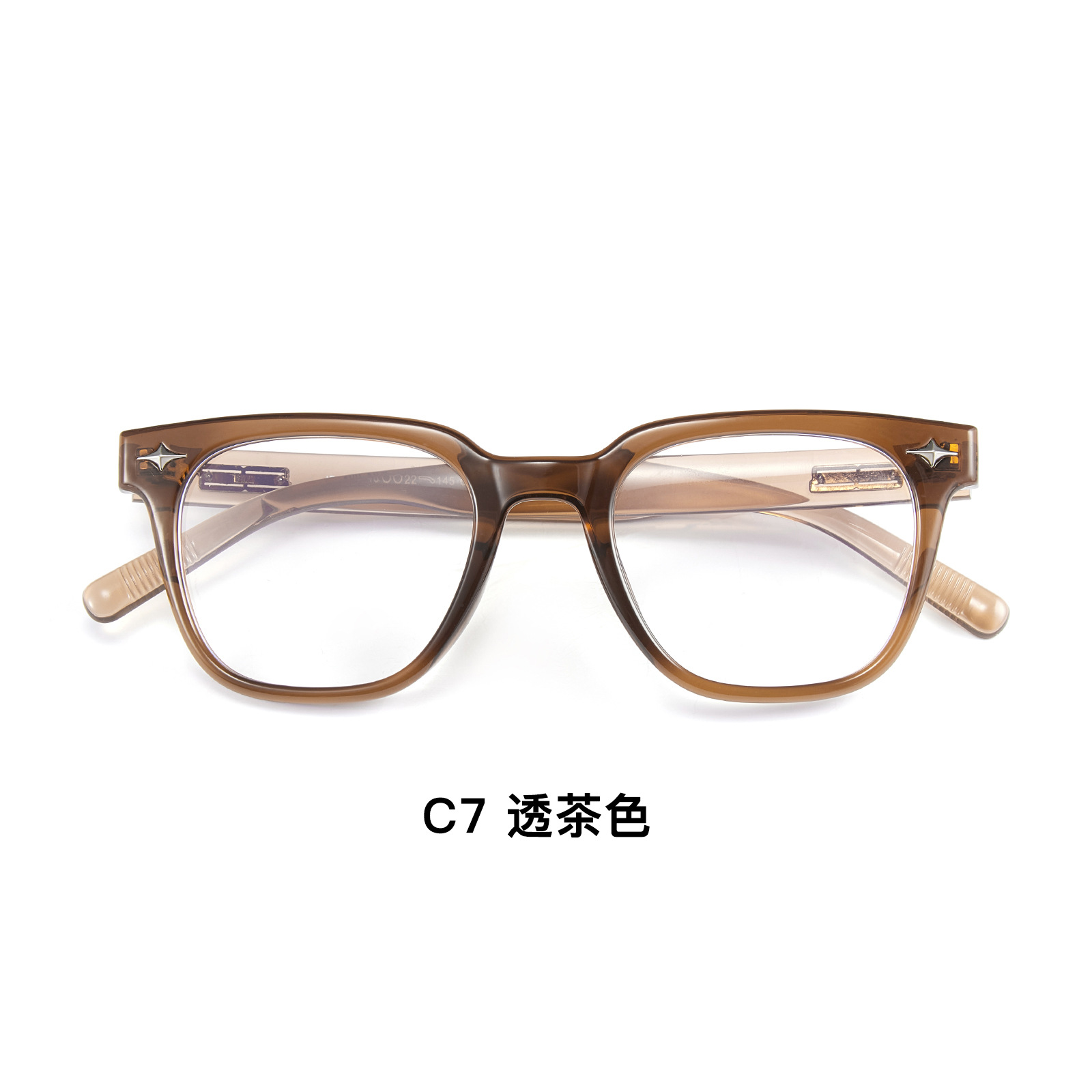 GM es el mismo yuanqi pequeño marco negro red TR anti-luz azul plano marco de gafas en una base de nariz no comprime la nariz Danyang gafas