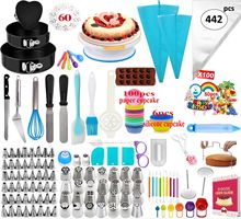 442������װ��3���׿��ۿ���ת̨��װ48 Piping Icing Tip ���ұ�