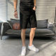 White Hong Kong Style Retro Denim Shorts Men's Summer Thin 2024 New Arrival Trendy Brand Casual Straight Pants