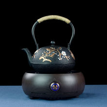 鑄鐵壺電陶爐煮茶器泡茶燒水壺功夫茶具套裝出口日本鐵茶壺純手工