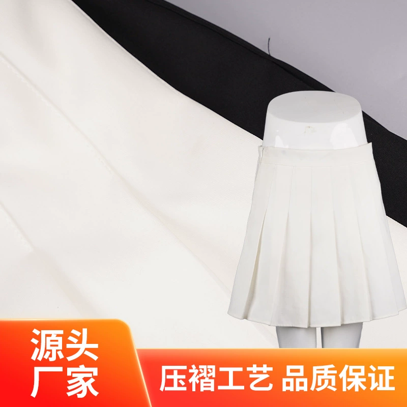 Ткань для плиссированной юбки, процесс складывания, свадебное платье, наряд для выступлений в команде Cheerleading, обработка юбки А-силуэта, студенческий стиль