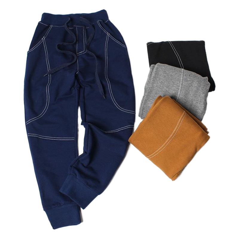 Pantalones de otoño para niños, estilo coreano, nuevos pantalones deportivos largos para niños, pantalones casuales de algodón puro para niños grandes, pantalones antimosquitos, pantalones para niños al por mayor