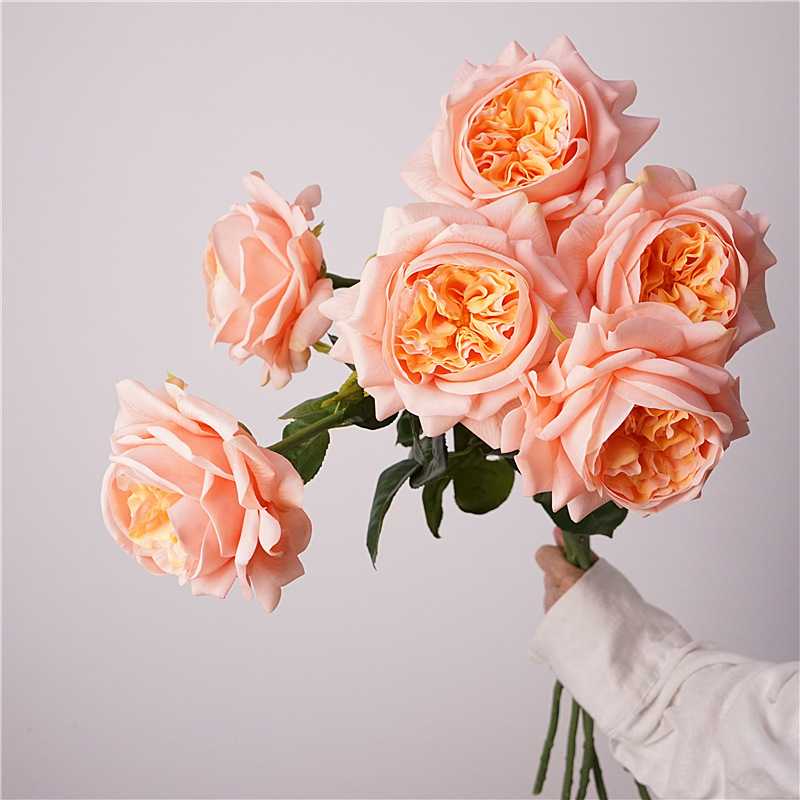Moisturizing Rose Artificial Juliet Rose Accessible Luxury Table Decoration Photography Props Wedding Bouquet Moisturizing Rose Artificial Juliet Rose Accessible Luxury Table Decoration Photography Props Wedding Bouquet