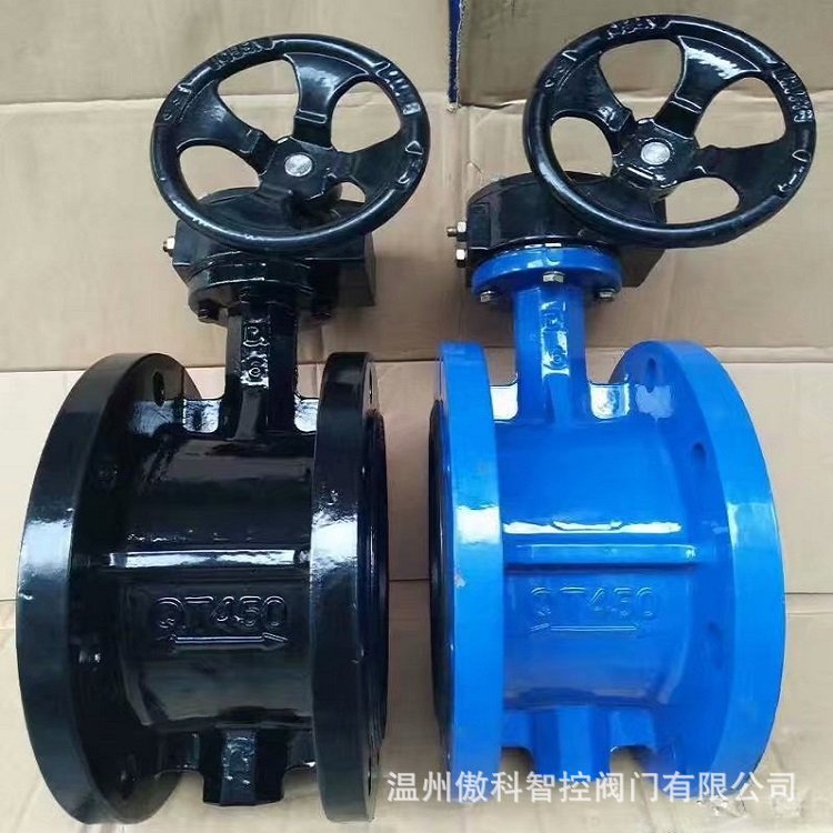 D341X-25P 铸铁中线蝶阀门 WCB气动法兰蝶阀三偏心  对夹手动蝶阀